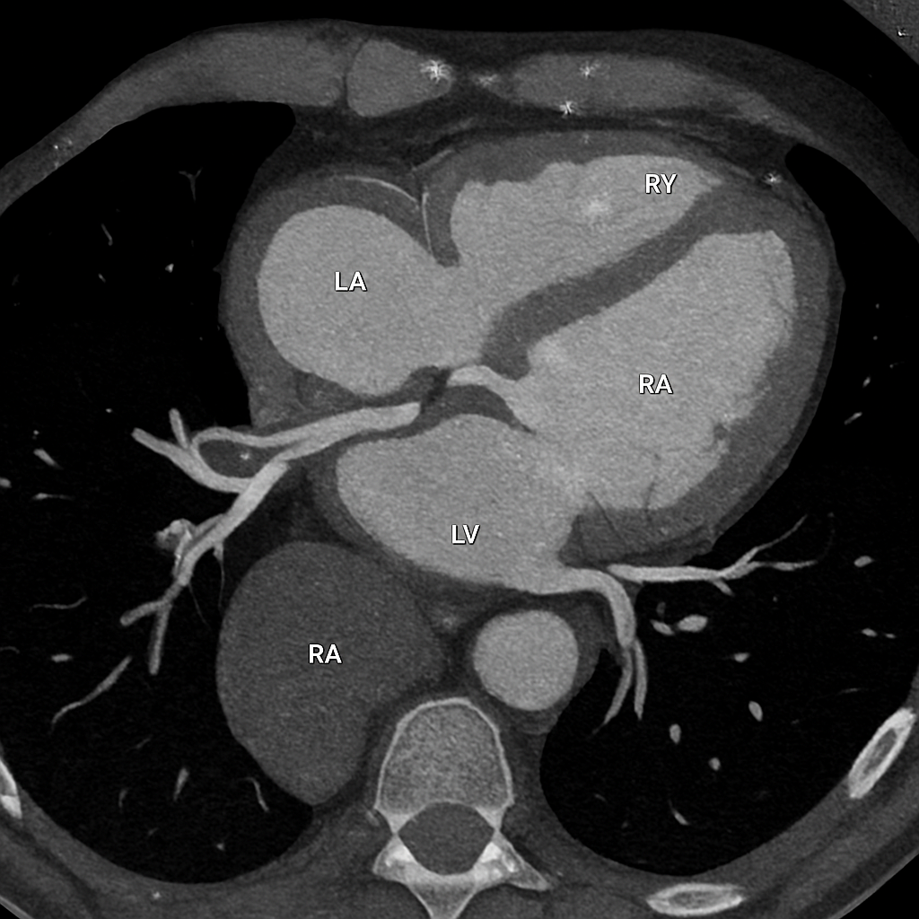 CT — Coronary CTA Axial