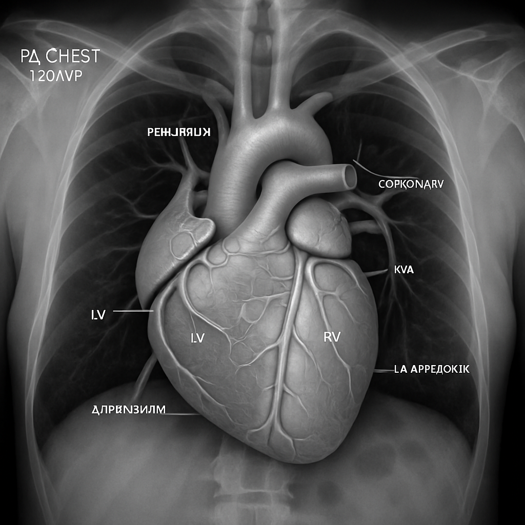 Chest X-ray — PA View (Cardiac Silhouette)