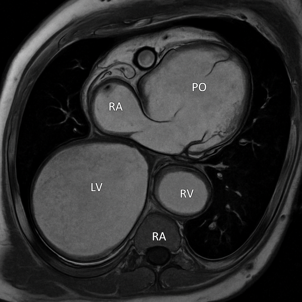 MRI — T2-STIR Edema (Short Axis)
