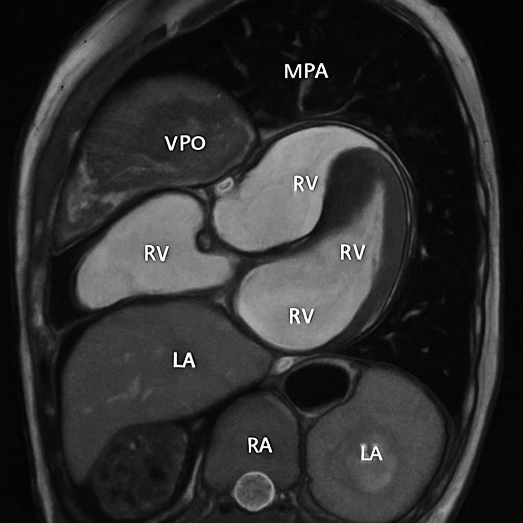 MRI — RV Outflow Tract View