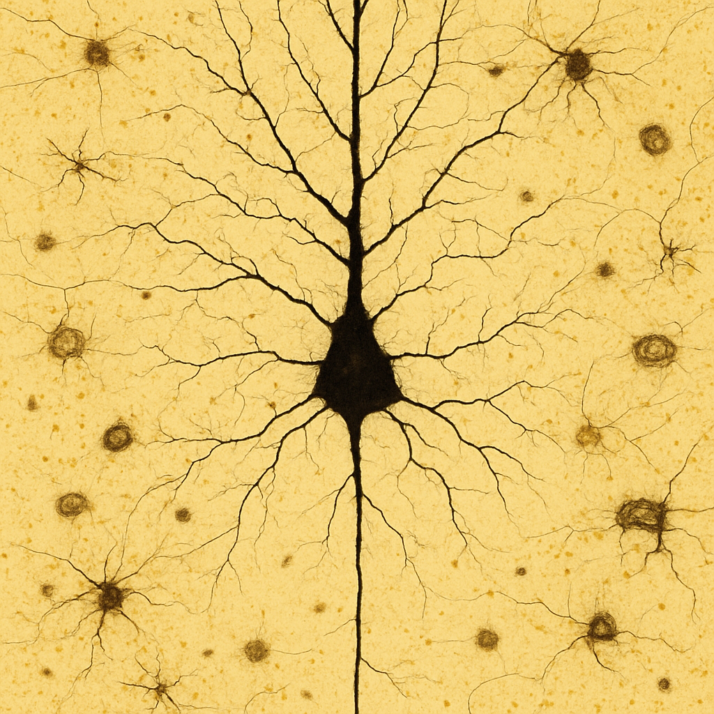 40× High Dry — Pyramidal Neuron Morphology